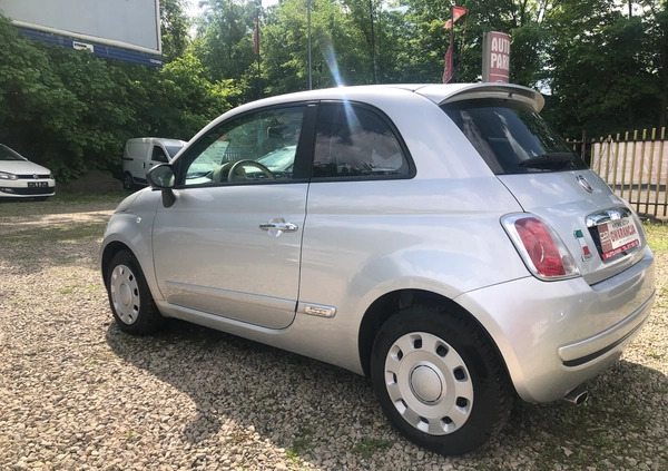 Fiat 500 cena 18500 przebieg: 148000, rok produkcji 2009 z Bychawa małe 497